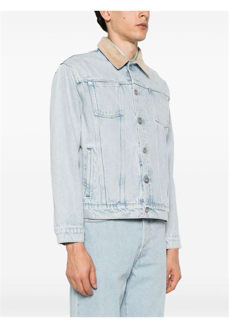 Giacca denim La Vest Jean Délavée in celeste Drole de monsieur - uomo DROLE DE MONSIEUR | PERMJT256CO123LBE